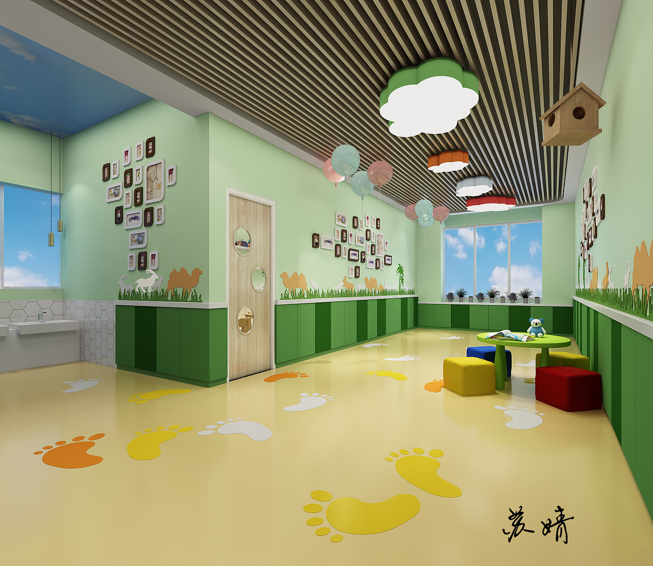 幼儿园藏族室内装饰设计